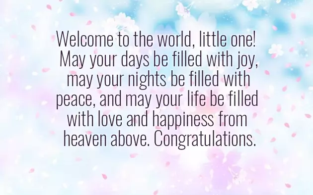 Blessed With A Baby Boy Wishes