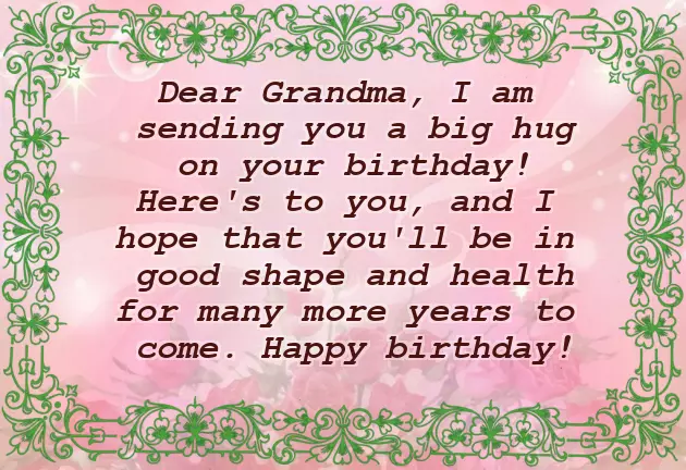 Happy Birthday Wishes For Granny
