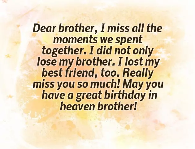 Birthday Wishes For Brother Birthday