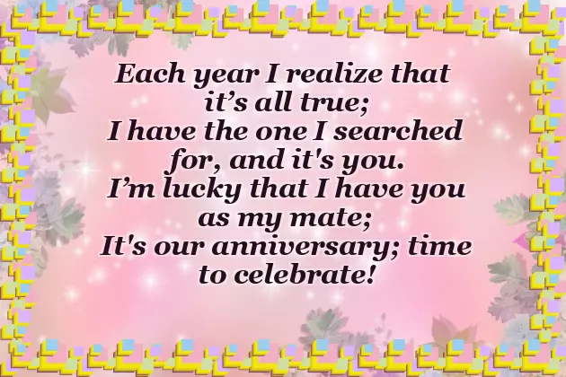 Dating Anniversary Message