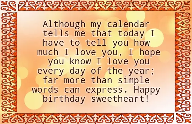 Cute Happy Birthday Texts For Her