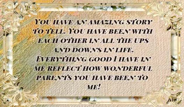 Happy Wedding Anniversary Dad Mom