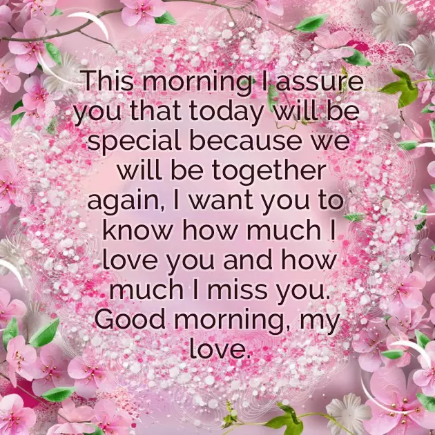 Morning Message Of Love