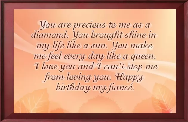 Happy Birthday Fiance Female