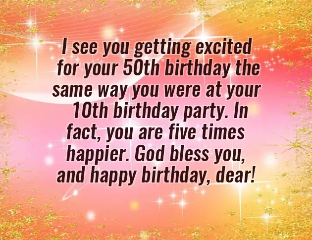 Congratulations On Your 50Th Birthday