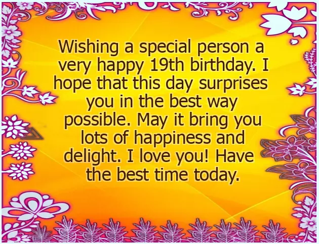 Happy 19Th Birthday Quotes