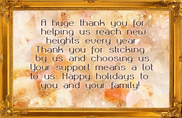 Wishes You Happy Holidays