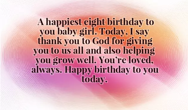 Birthday Wish For 8 Year Old Son