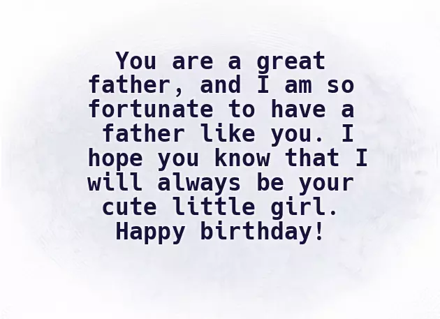 Birthday Wishes For Dad And Daughter