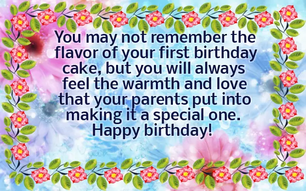 Birthday Wishes For My Son 1 Year