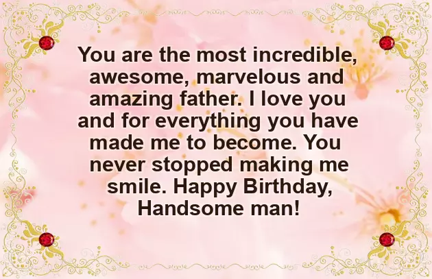 Birthday Wishes In Father