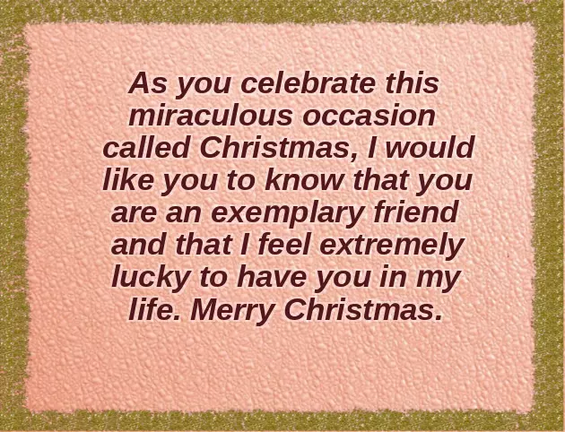 Merry Xmas Message To Family