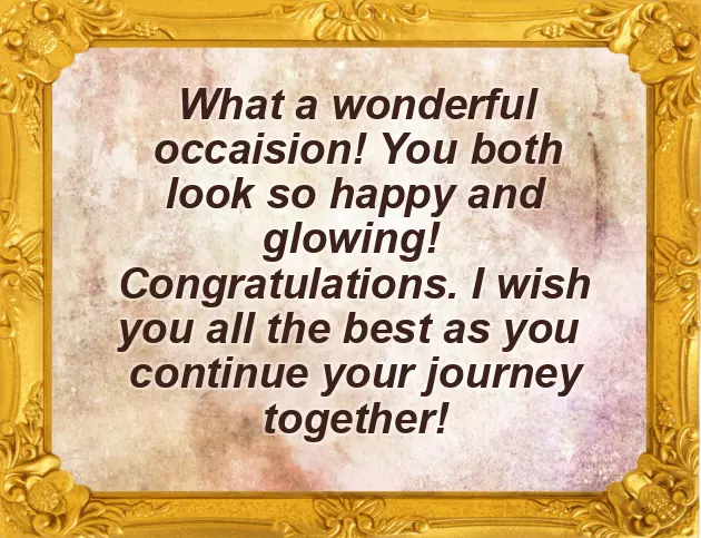 Congratulations And Wish You Both A Very Happy Married Life