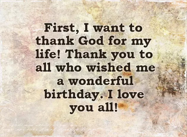 Thank You Guys For All Your Wishes