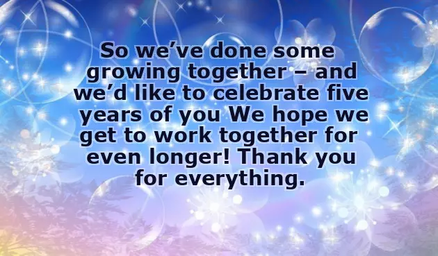 5Th Work Anniversary 5Th Work Anniversary