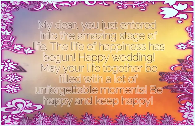 Congratulations New Wedding Couple Congratulations New Wedding Couple