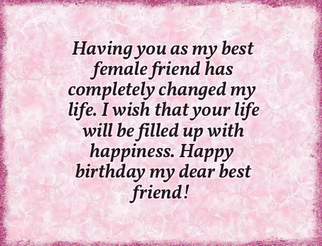 Birthday Wishes For Best Friend In English