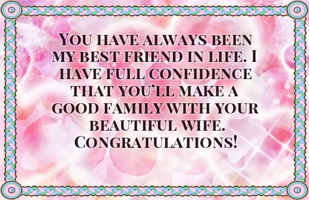 Married Congratulations Wishes