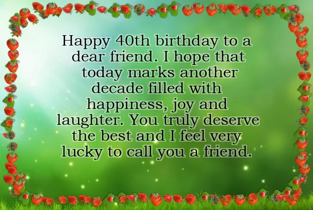 Happy 40Th Birthday Happy 40Th Birthday