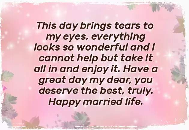 Wishes For The Bride