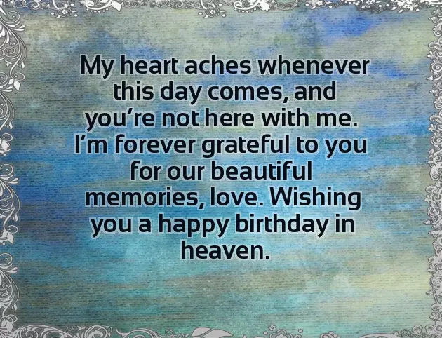 Birthday Quotes For Loved One
