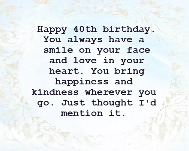 Happy 40Th Birthday Nephew Happy 40Th Birthday Nephew