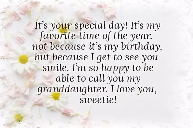 Happy Birthday To My Special Granddaughter Happy Birthday To My Special Granddaughter