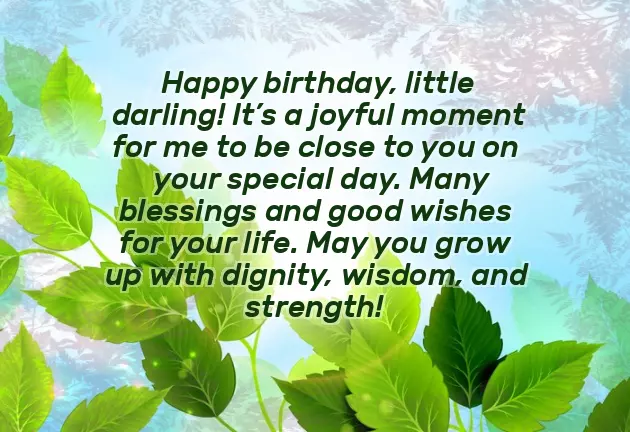 Birthday Wish For A Young Girl