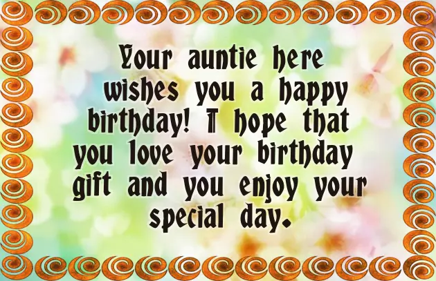 Happy Birthday My Dear Aunt