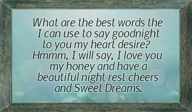 Good Night Sweet Husband