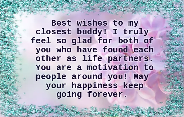 Good Wishes For Newly Wed Couple