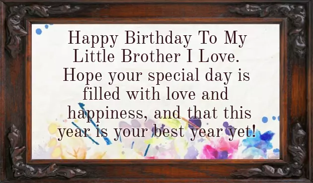 Best Lines For Brother Birthday