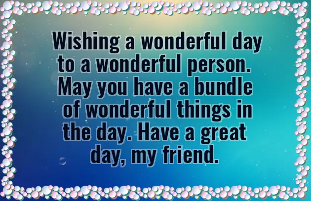 Greetings Of The Day In Mail