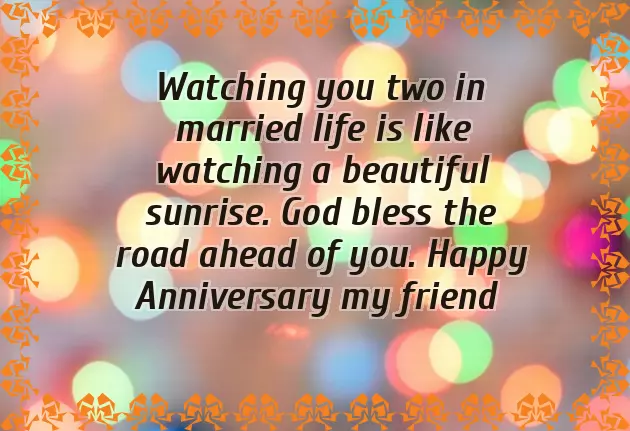 Happy Anniversary Wishes Friend