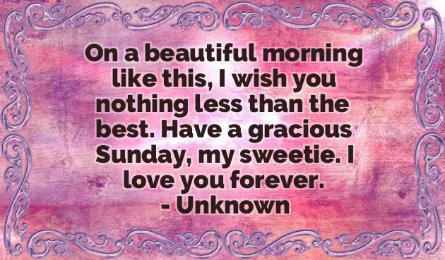 Good Wishes For Sunday