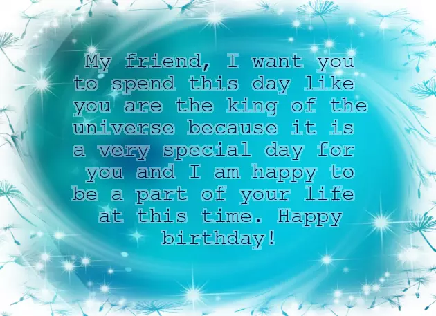 Birthday Wish To Friend Boy