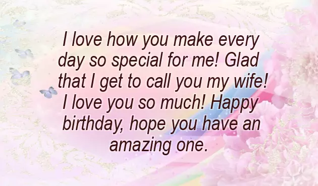Best Wife Happy Birthday Wishes