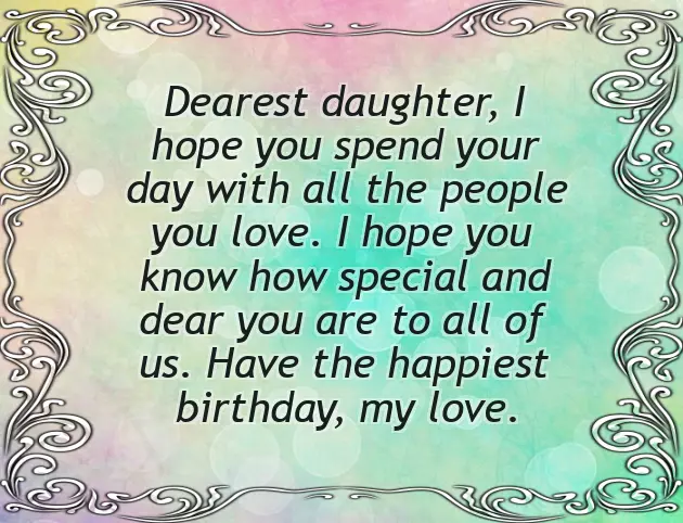 Amazing Daughter Birthday