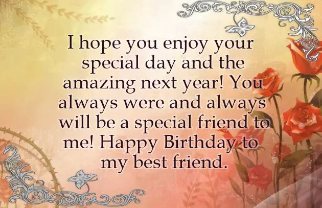 Happy Birthday To A Friend Woman