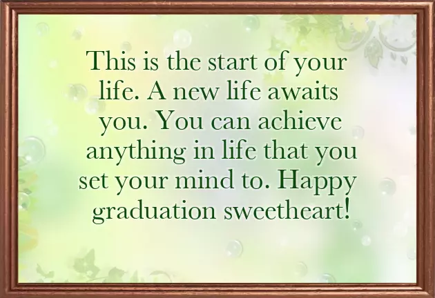 Congratulations On Your Honours Degree