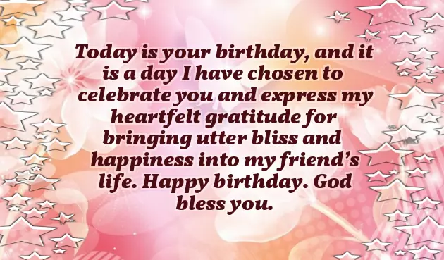 Happy Birthday Message To My Friend
