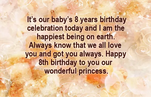 Birthday Wishes For 8 Year Old Boy