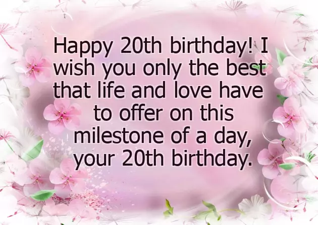 Happy Birthday 20 Years