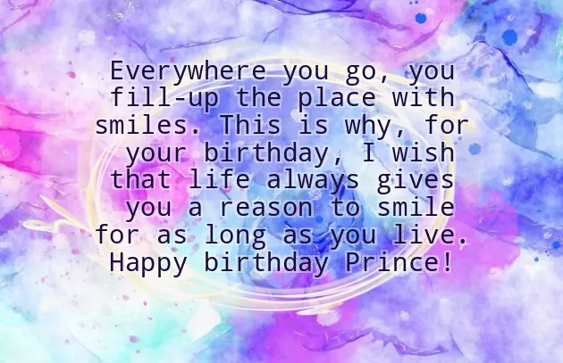 Happy Birthday My Little Prince Happy Birthday My Little Prince