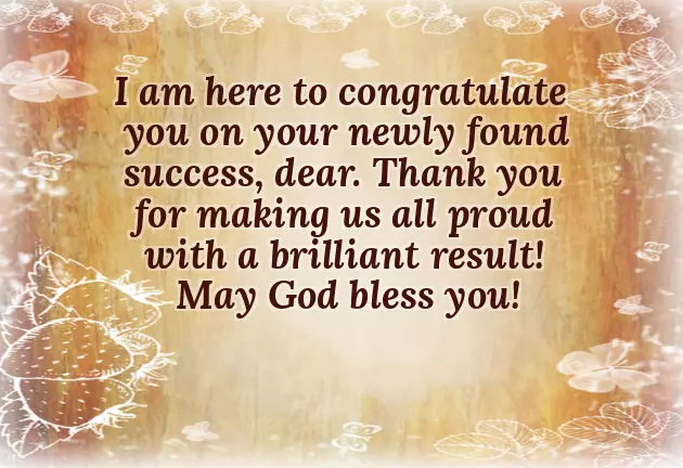 Congratulations Message For Scoring Good Marks