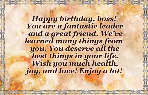 Birthday Wishes For Lady Boss