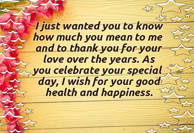 Happy Birthday From My Side