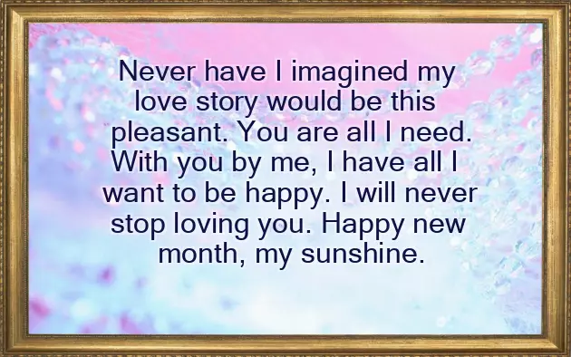 New Month Message To Your Love