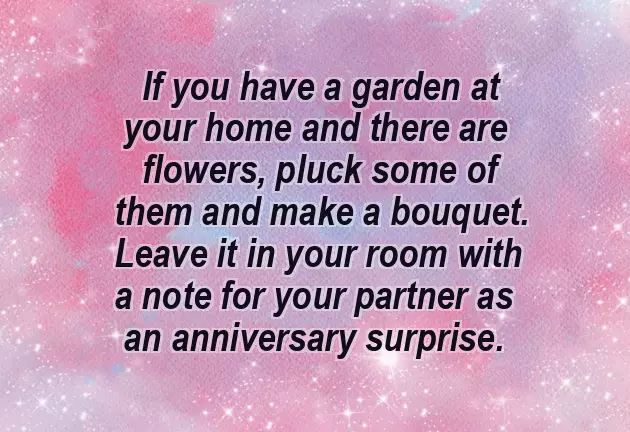 Anniversary Surprise Ideas