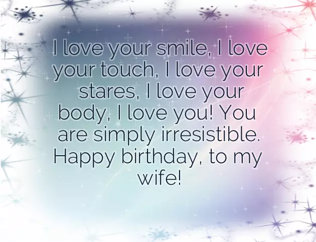 Wife Birthday Wish Message